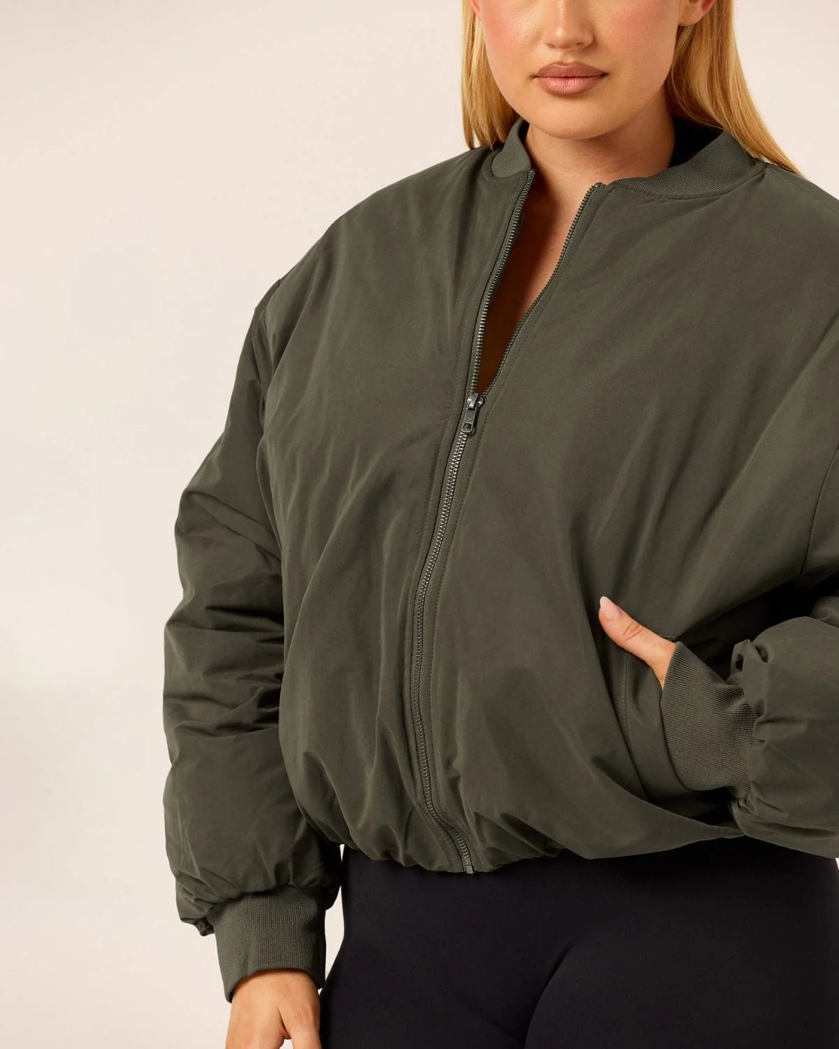 Bomber Jacket | Deep Olive - Image 14