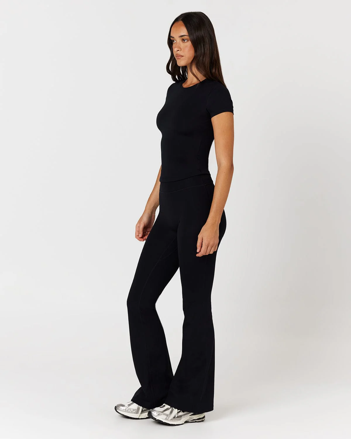 Form Invisible Scrunch Flare Leggings | Black - Image 3