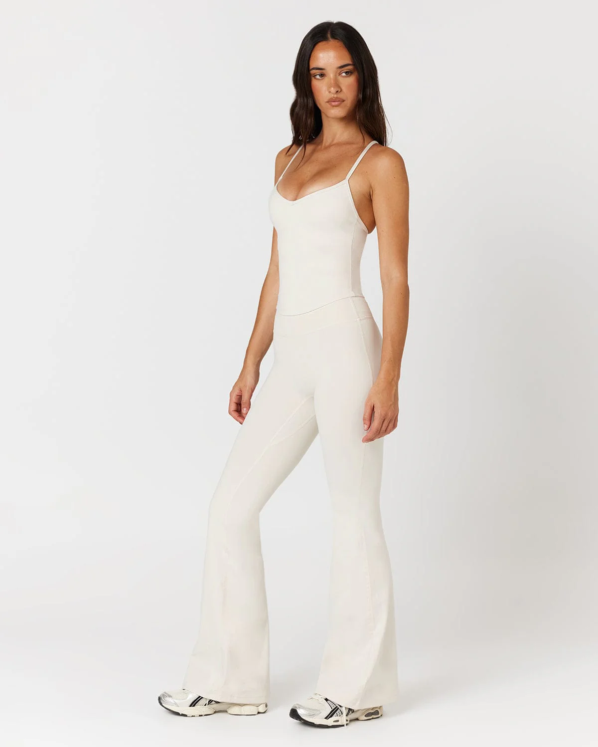 Form Invisible Scrunch Flare Leggings | Vanilla - Image 5