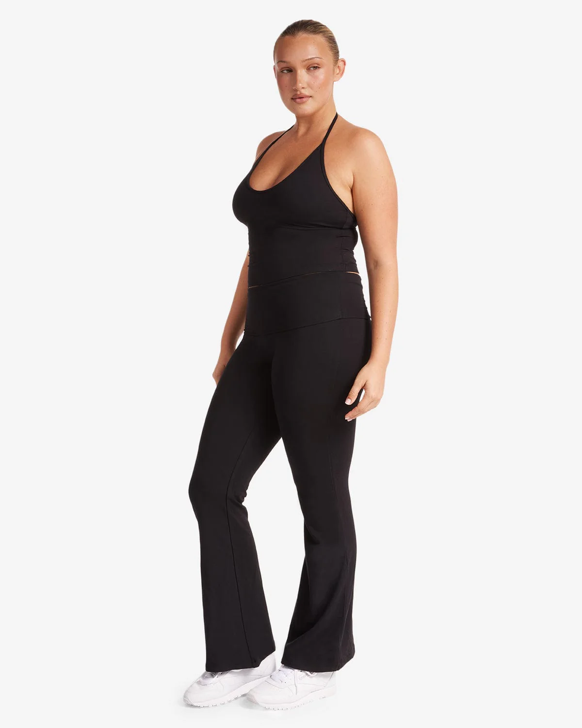 Jersey Flare Pant | Black - Image 15