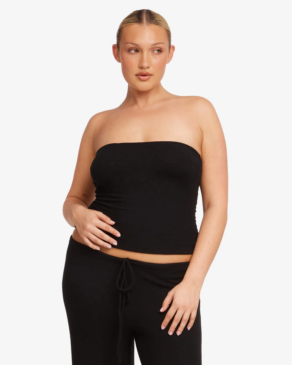 Terry Longline Bandeau | Black - Image 8