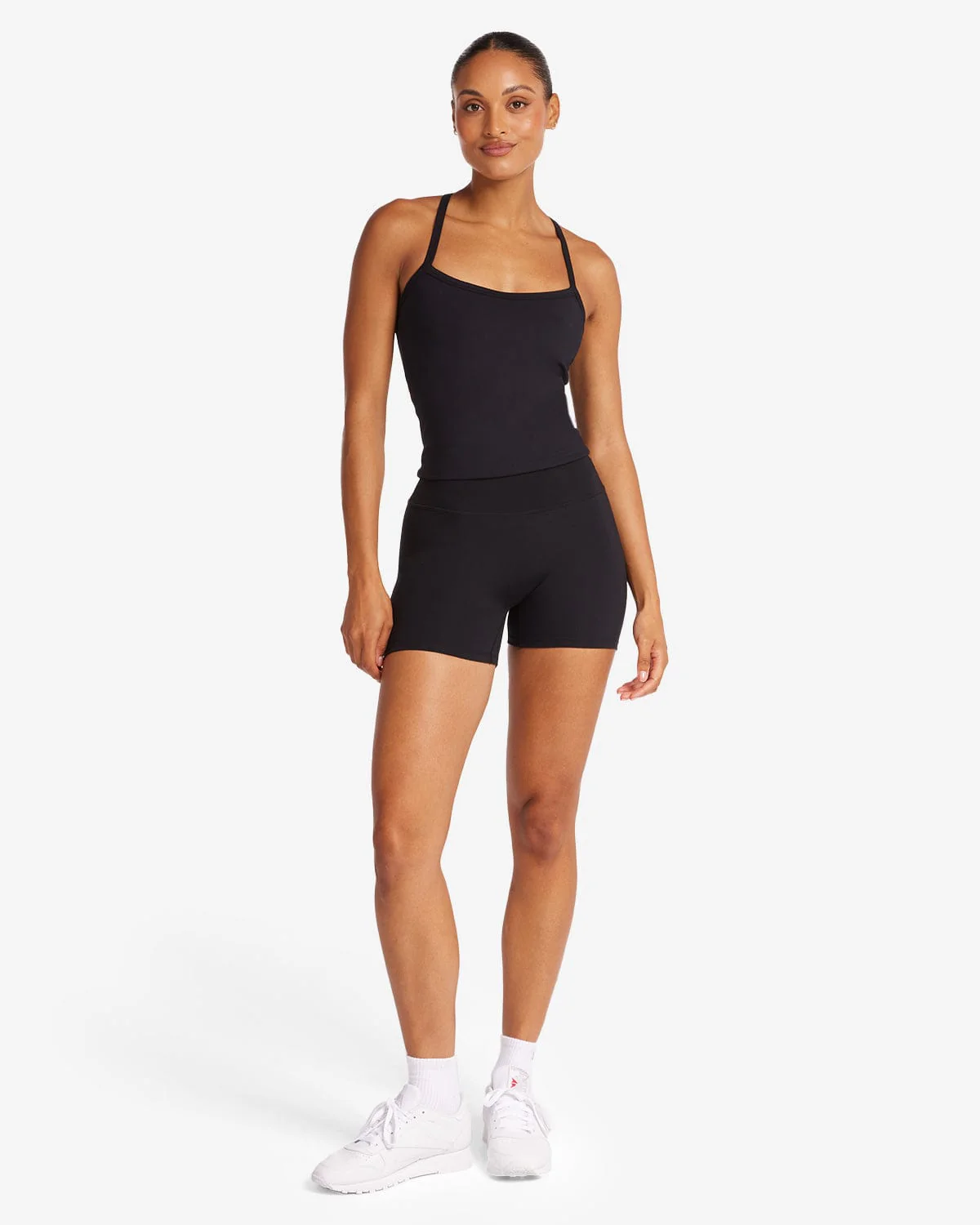 Serenity Scrunch Shorts 4" | Black - Image 4